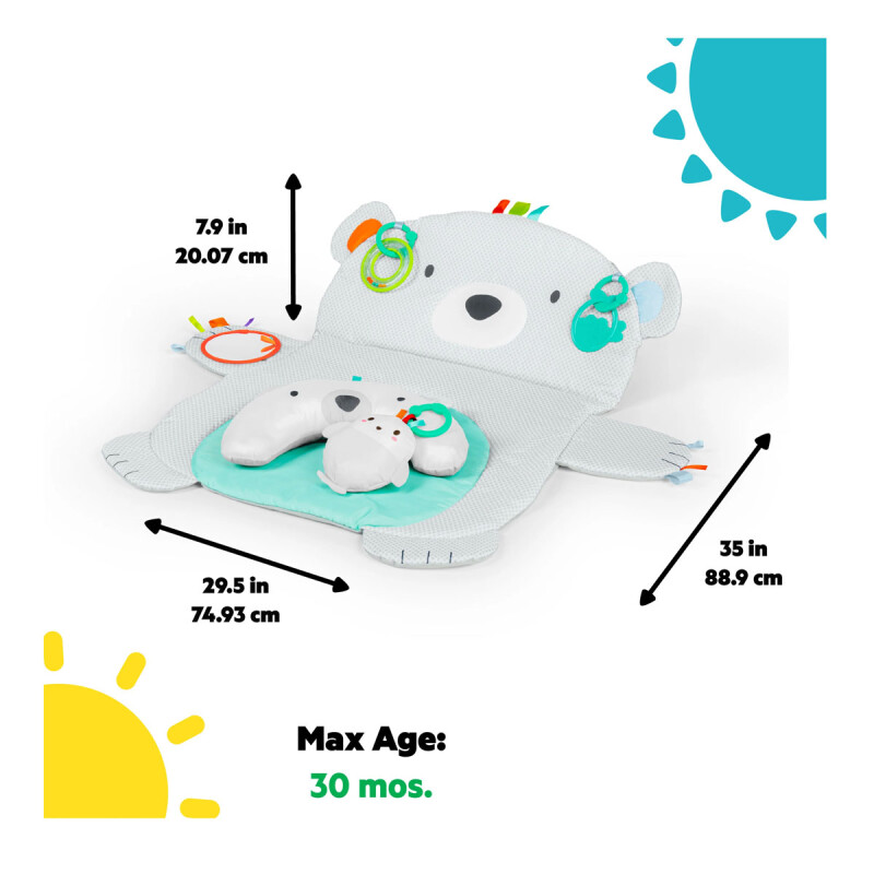Gimnasio Tummy Time Polar Bear Bright Starts Gimnasio Tummy Time Polar Bear Bright Starts