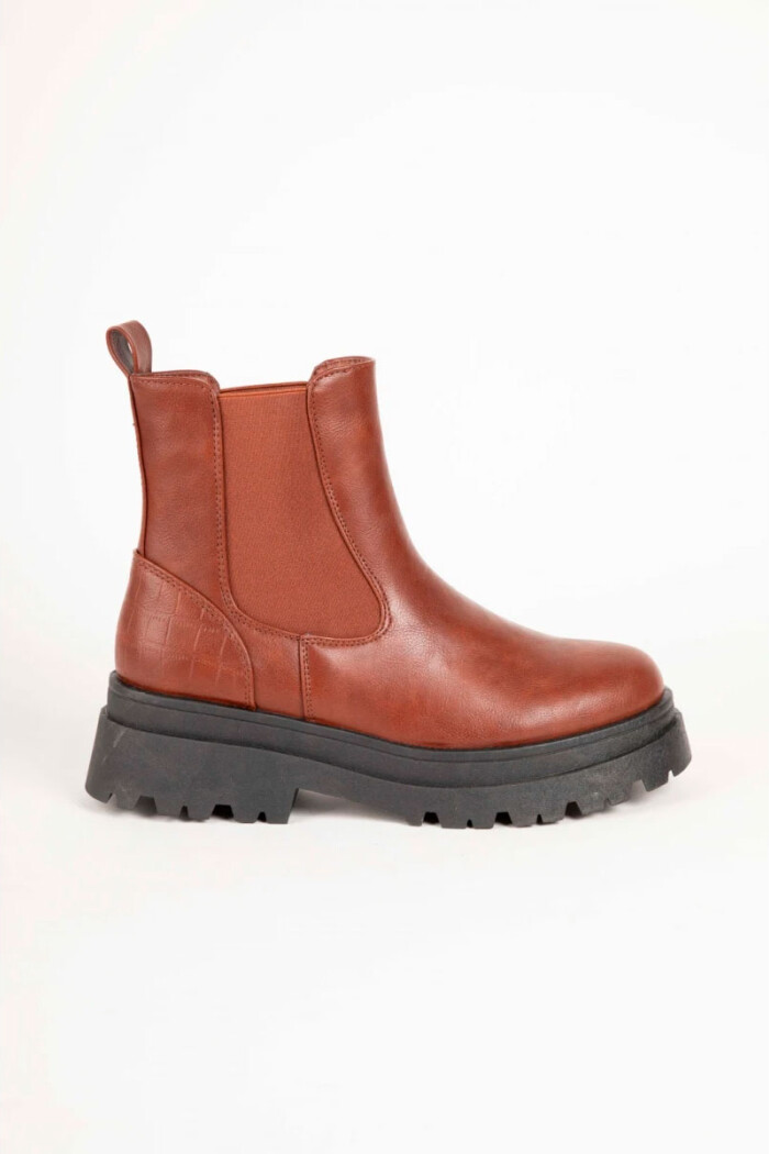 BOTA MUJER PADDOCK ORGAN Marron