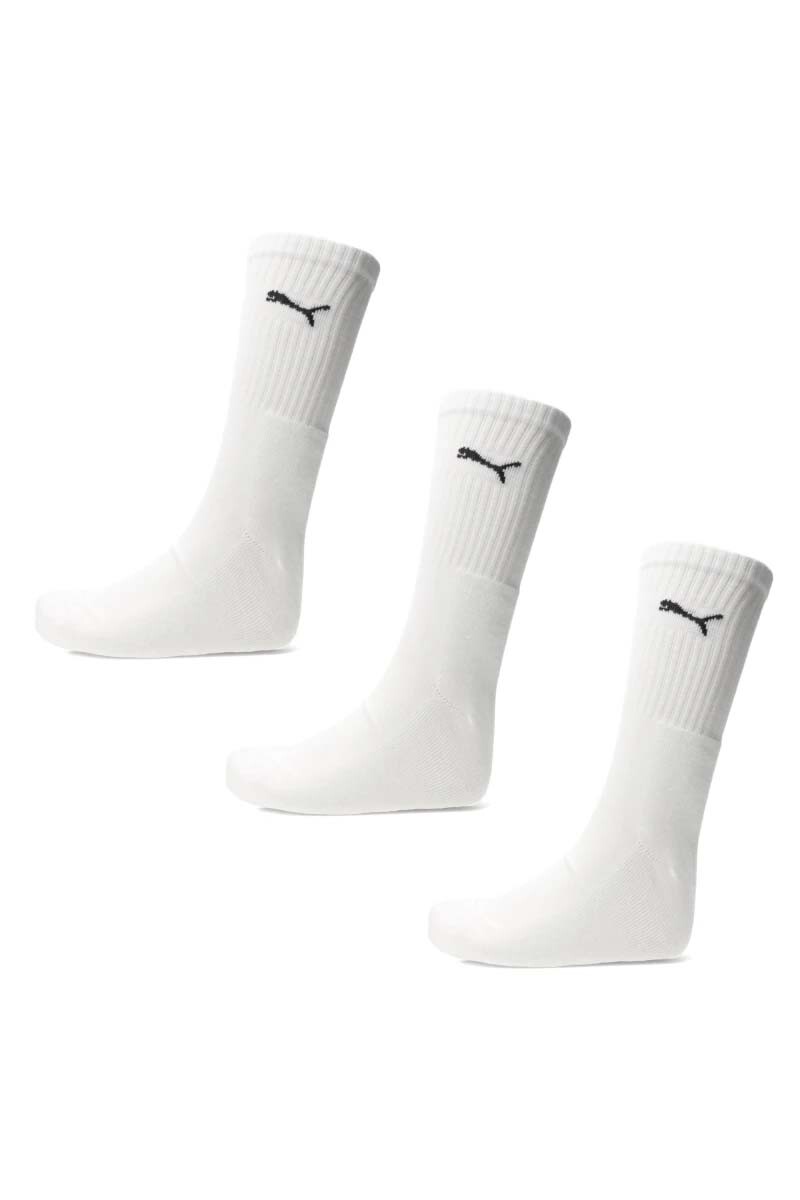 MEDIAS PUMA UNISEX 3 PACK REGULAR CREW SOFT COTTON 