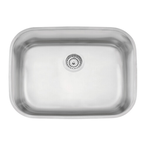 Pileta Acero Inox Simple 48X34X18Cm Con Valvula Canastilla Tramontina 000