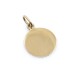 Medalla en oro 18k lisa redonda. Diametro 12mm Medalla en oro 18k lisa redonda. Diametro 12mm