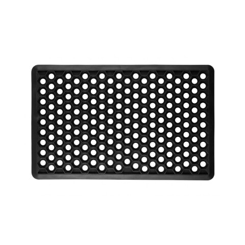 ALFOMBRA ENTRADA HAROLD REJILLA NEGRO 40X60CM Unica