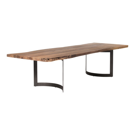 Mesa de comedor BENT Marrón - Large