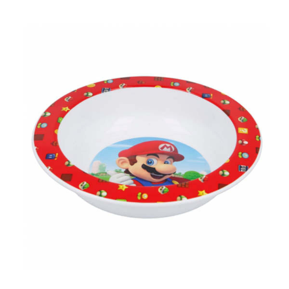 Bowl Plástico Super Mario Oficial 