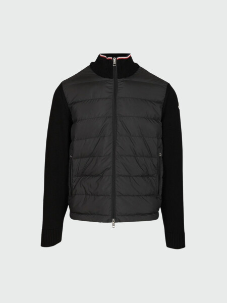 MONCLER - CARDIGAN ACOLCHADO Negro