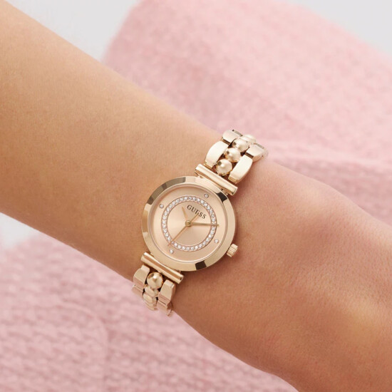Reloj GUESS LEENA Acero Oro Rosa Esfera 27mm 0