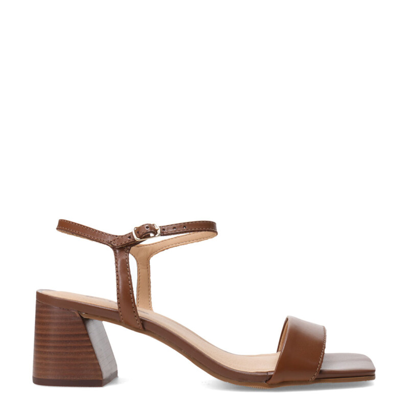 Sandalias de Mujer Bottero Taco Marrón Café