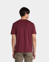 Polo Mountain Graphic Manga Corta Hombre Burgundy