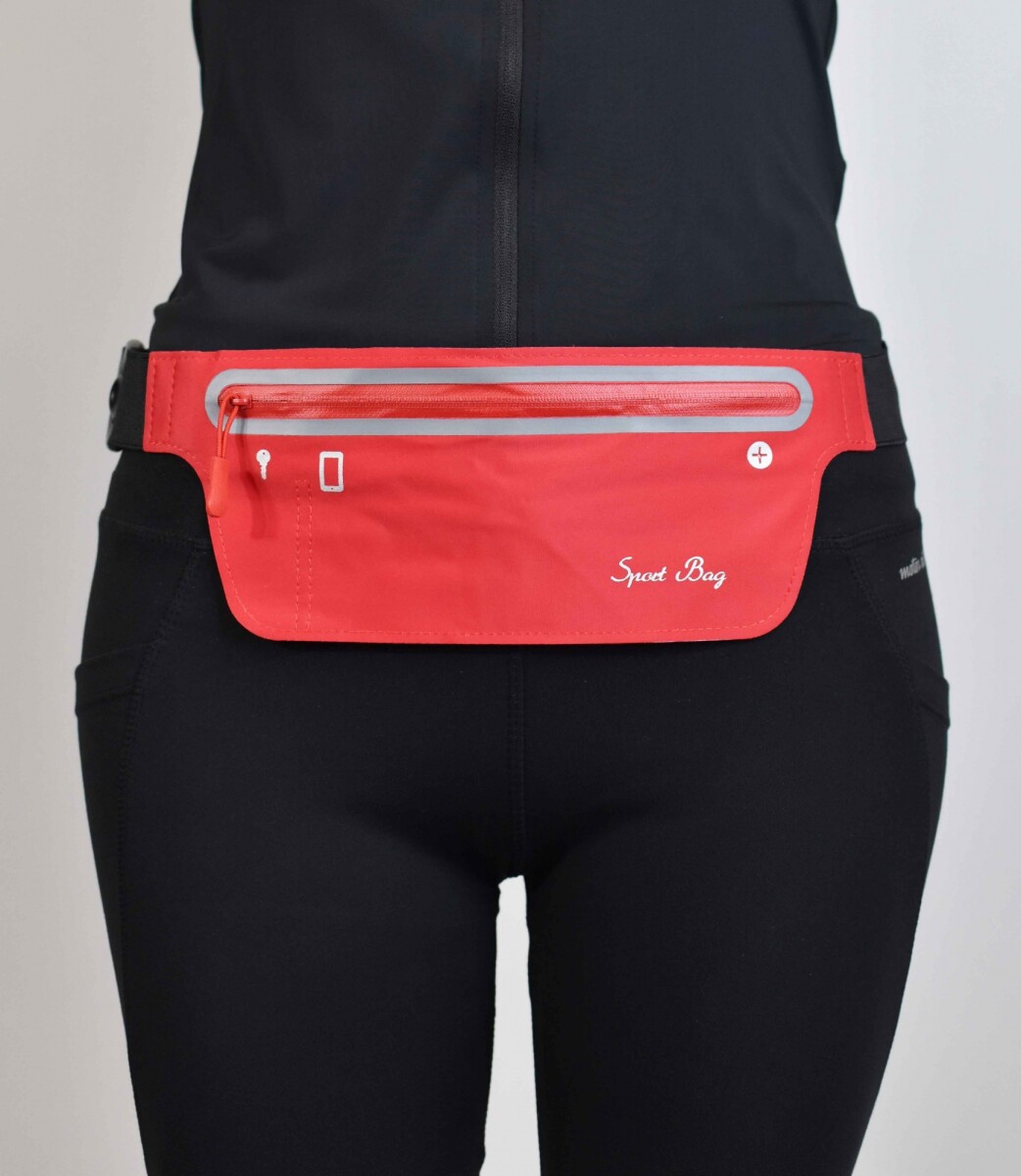 Riñonera Running ancha - Rojo 