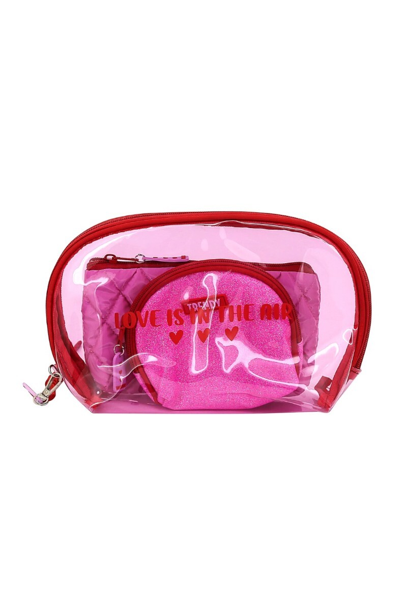 Set Necessaire Trendy Rosado