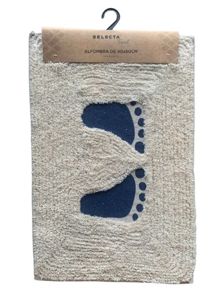 ALFOMBRA 40x60CM HUELLAS AZUL Y BLANCO ALFOMBRA 40x60CM HUELLAS AZUL Y BLANCO