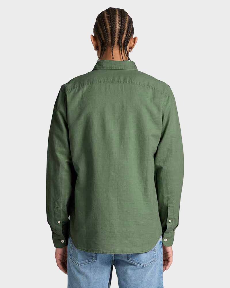 Camisa Cotton/linen Long Sleeve Hombre A6z