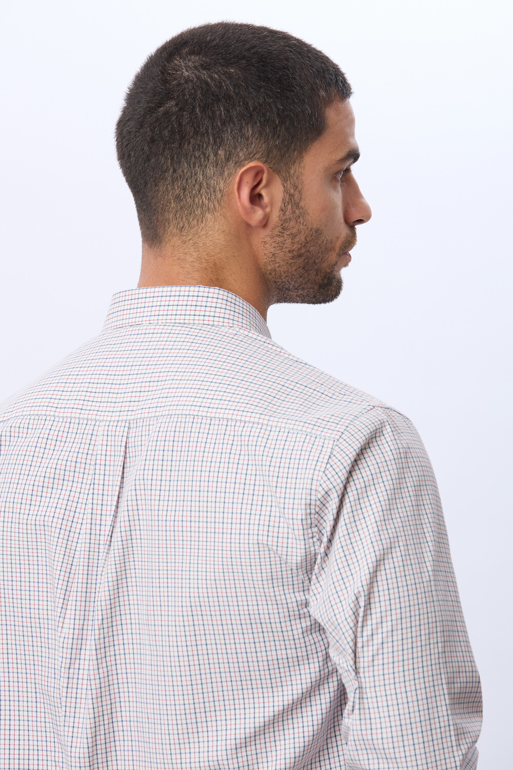 CAMISA SPORT A CUADROS Azul