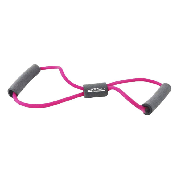 Banda Elástica Live UP Soft Expander 6x9x1000MM Rosado-gris