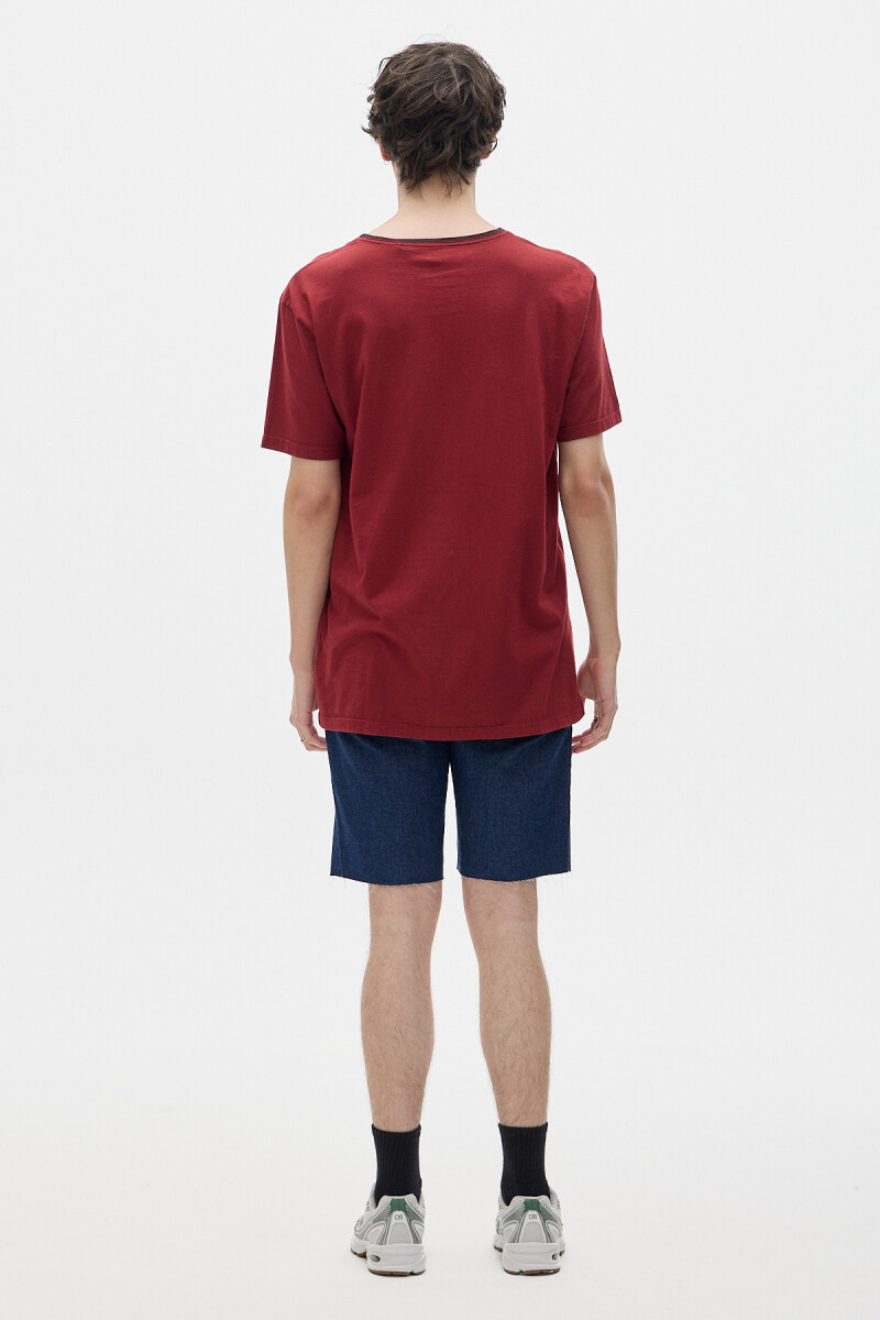 T-shirt Atenos Bordeaux