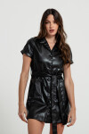 VESTIDO PU DONNA NEGRO VESTIDO PU DONNA NEGRO