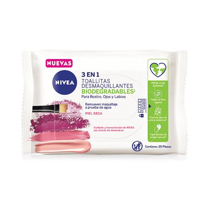 NIVEA VISAGE TOALLITAS DESMAQ. SENSIBLE única