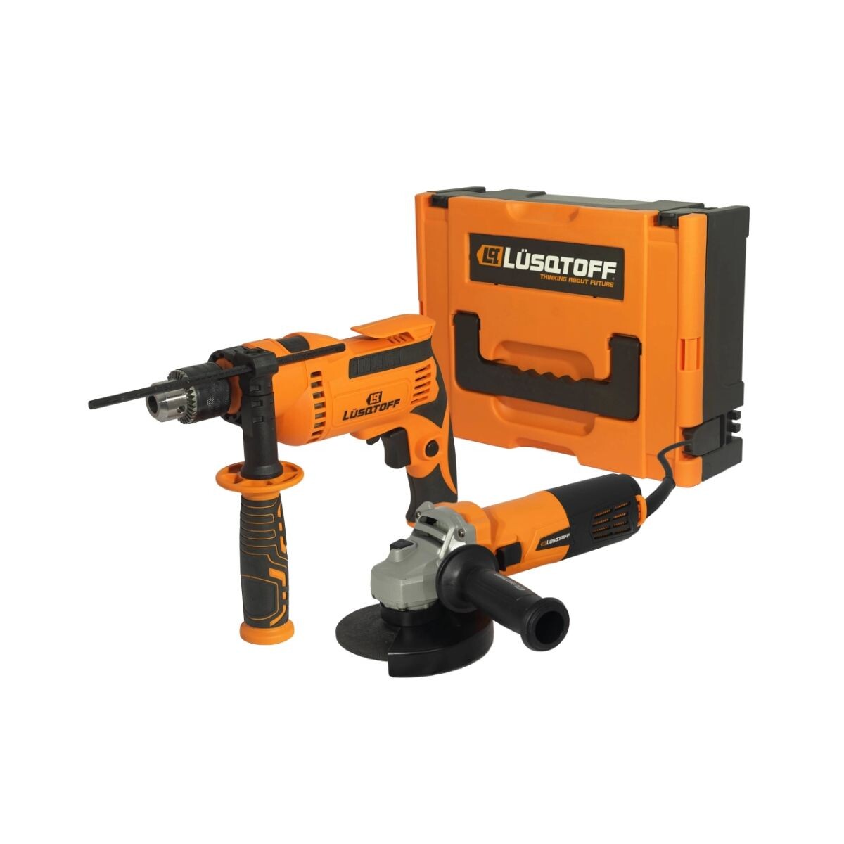 KIT AMOLADORA 720W + TALADRO 650W LUSQTOFF Kit Amoladora 720w + Taladro 650w Lusqtoff