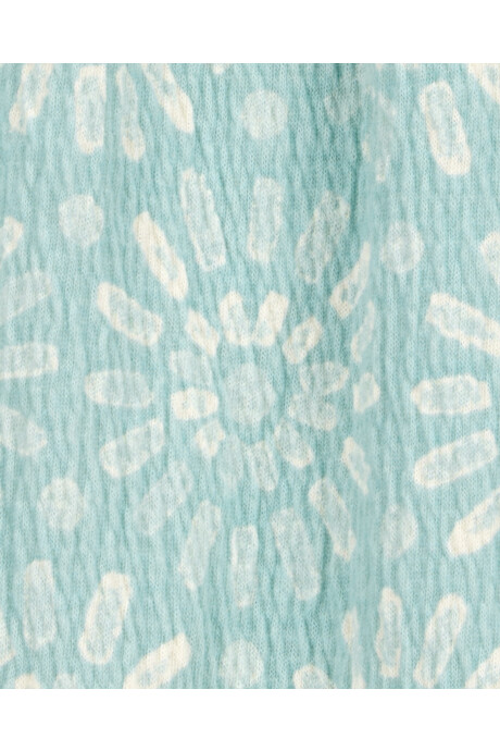 Vestido de jersey arrugado, diseño floral Sin color
