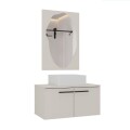 MUEBLE DE BAÑO SUSPENDIDO 70 CM CON ESPEJO SIN BACHA - ARENA MUEBLE DE BAÑO SUSPENDIDO 70 CM CON ESPEJO SIN BACHA - ARENA