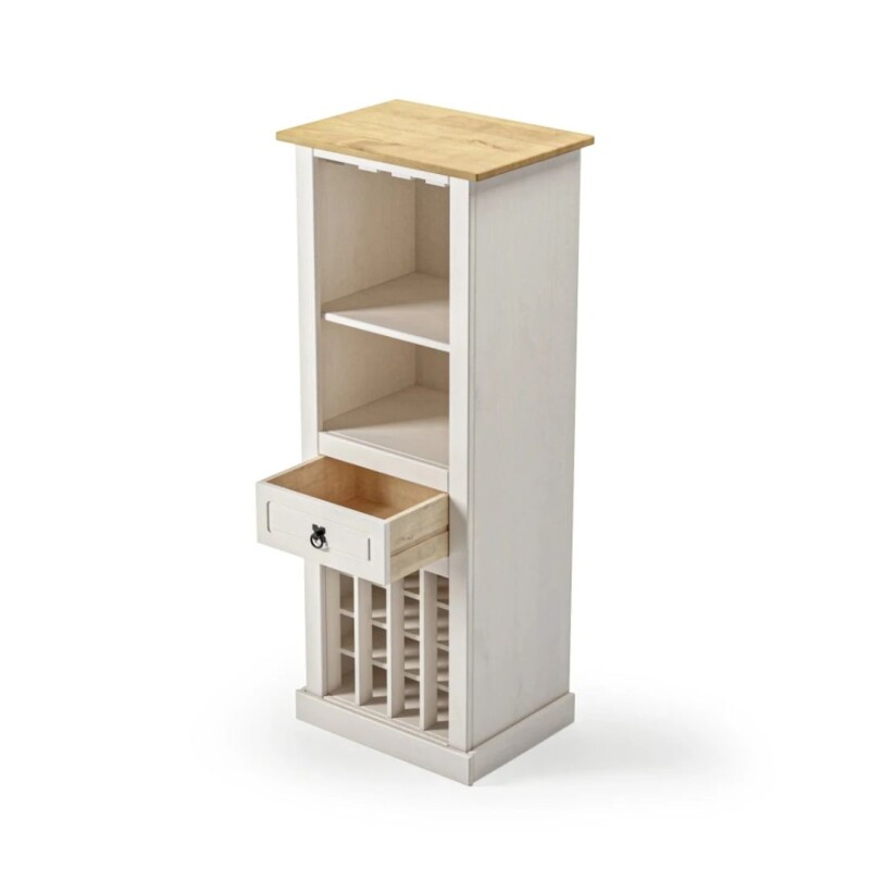 Vinera 2 Estantes Línea Mexicana Blanco Vinera 2 Estantes Línea Mexicana Blanco