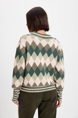 Sweater Escocesa Verde