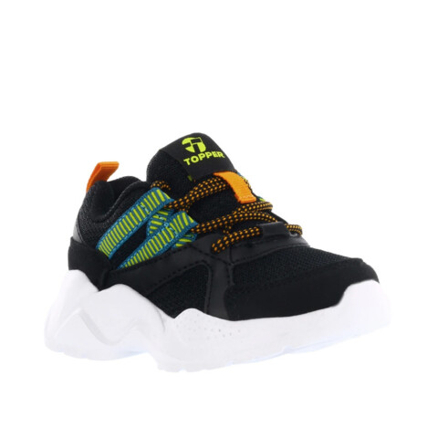 CHALPA KIDS NEGRO / VERDE SLATE / NARANJA NEGRO / VERDE SLATE / NARANJA