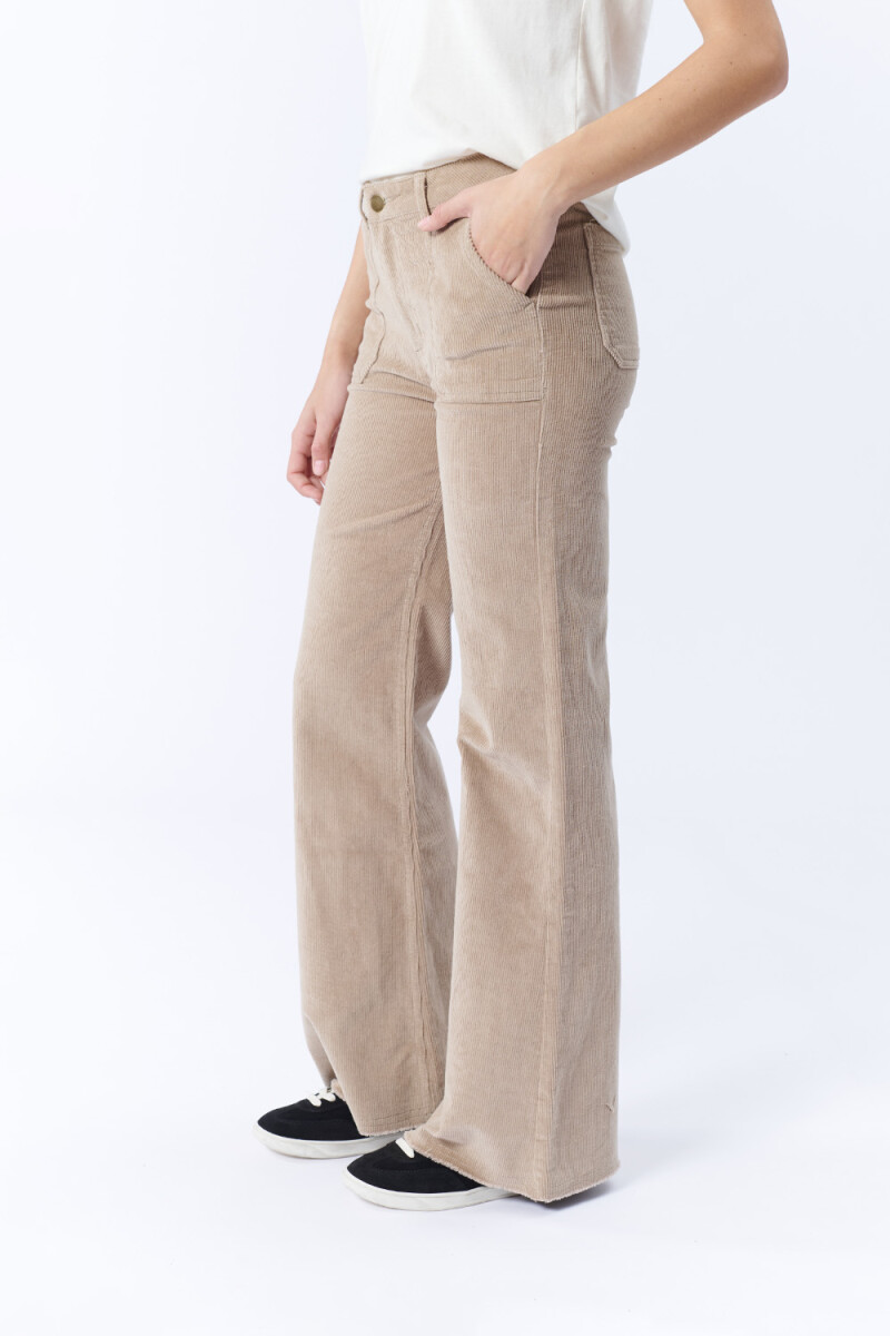 Pantalón de pana oxford Beige