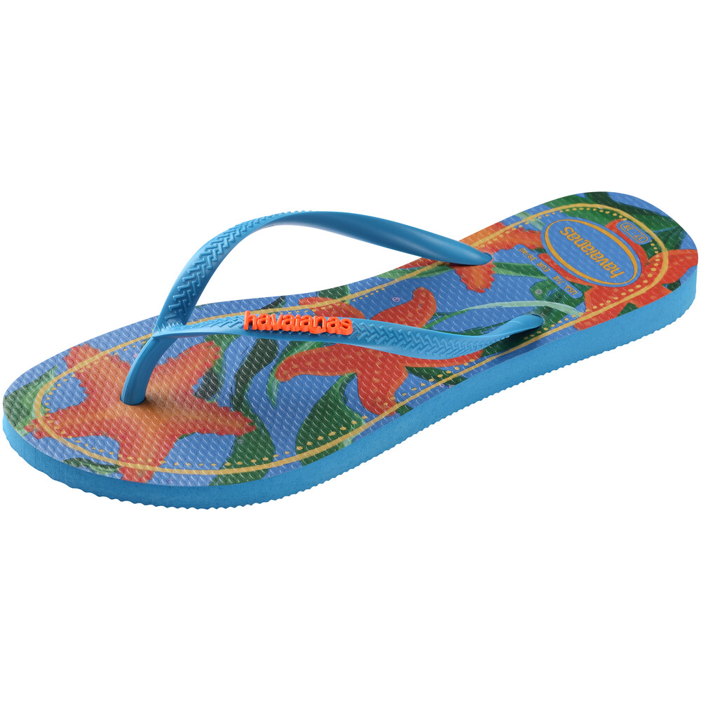 Slim Tropical - Mujer Azul Turquesa