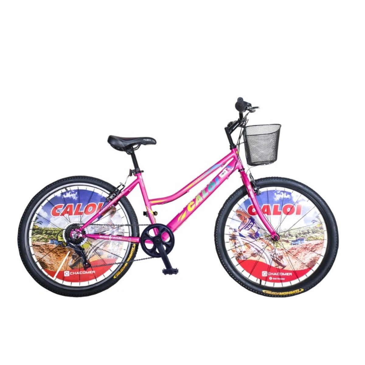 Bicicleta Caloi New California Aro 26 Fucsia 
