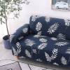 Funda sillón 4 cuerpos estampada Hojas Azules