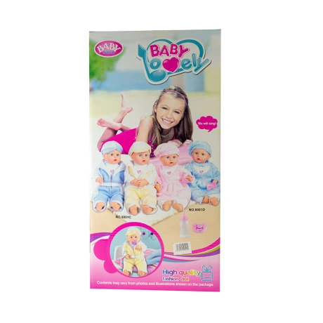 Bebote Infantil BABY LOVELY con Mamadera y Gorrito Bebote Infantil BABY LOVELY con Mamadera y Gorrito