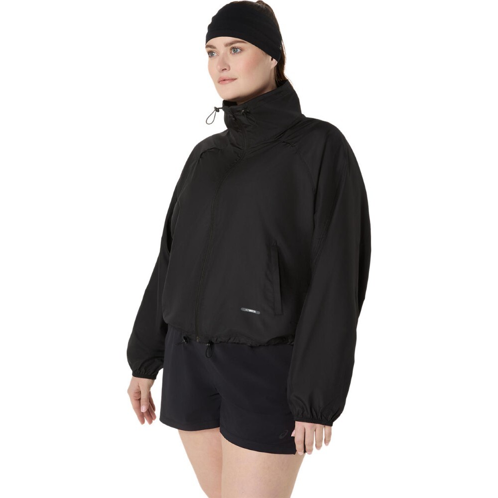 Casaca Training Nagino Actibreeze Short Jacket Mujer Performance Black