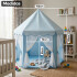 Carpa Casita Infantil Tipi Casa Para Niños Plegable Castillo Con Cortinas Imback Color Celeste Carpa Casita Infantil Tipi Casa Para Niños Plegable Castillo Con Cortinas Imback Color Celeste