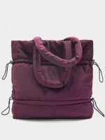 Bolso Shopper De Nylon burdeos