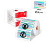 Etiqueta plateada 50mm*30mm para impresora M110 230 uds. Etiqueta plateada 50mm*30mm para impresora M110 230 uds.