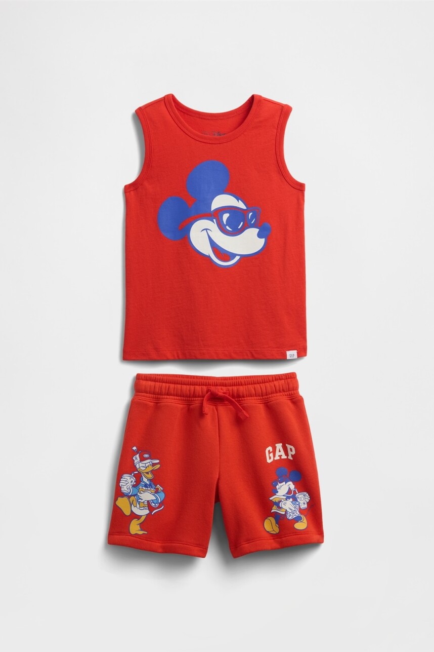 Set De Musculosa Y Short Toddler Niño Poster Red 527