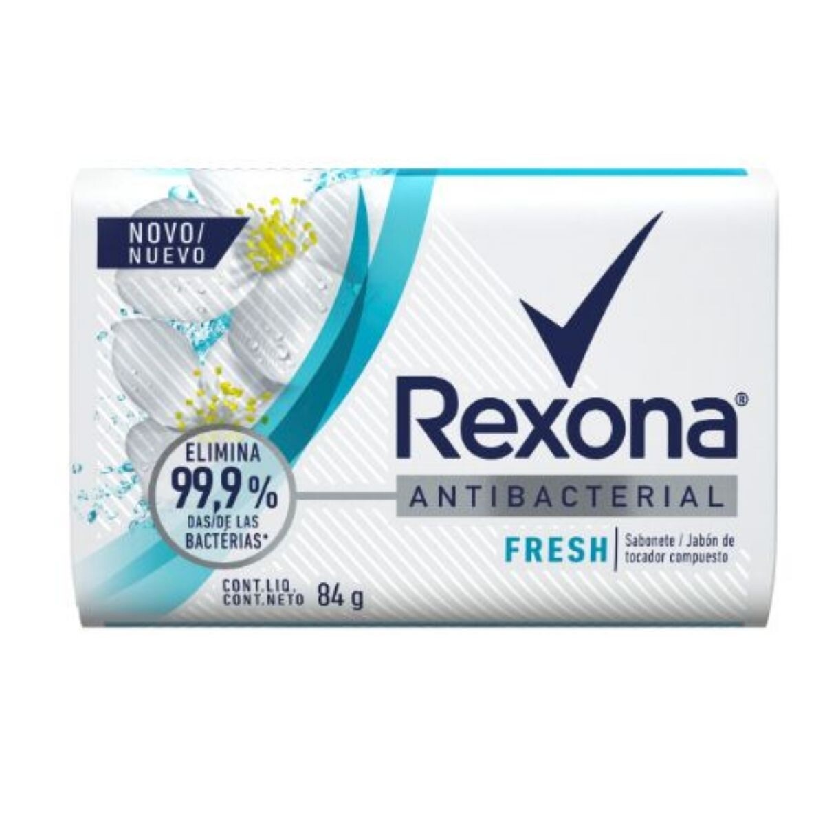 Jabón en Barra Rexona Antibacterial Fresh - X1 84 GR 