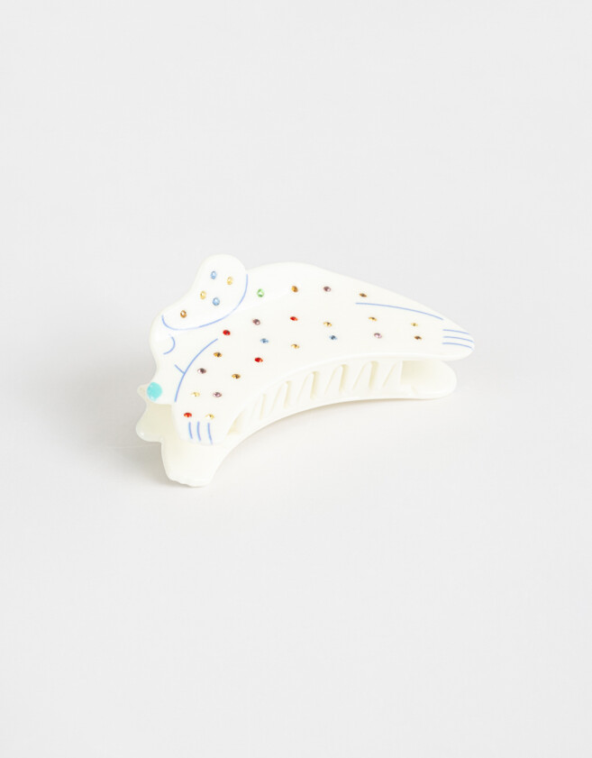 Broche Animalito Broche De Perrito - Blanco Crudo