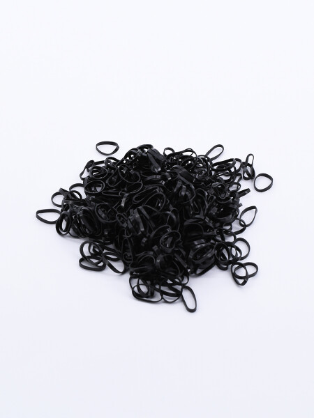 CARTUCHERA CON GOMAS PARA PELO NEGRO