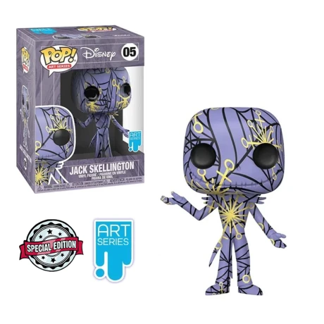 Jack Skellington Nightmare Before Christmas - Art Series 05 [Exclusivo] + Protector Acrílico Oficial Jack Skellington Nightmare Before Christmas - Art Series 05 [Exclusivo] + Protector Acrílico Oficial
