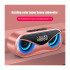 Reloj Parlante Despertador Radio Luminoso Recargable Alarma Color Variante Rosa
