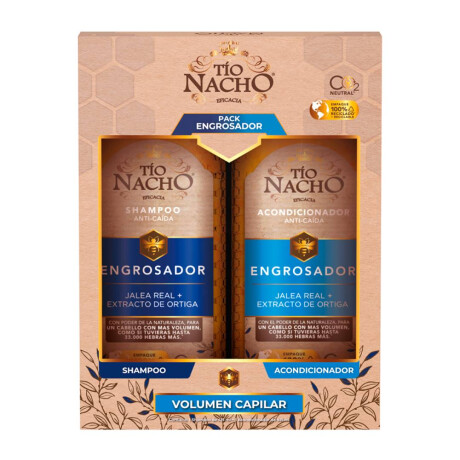 Shampoo Tio Nacho Engrosador 415Ml + Acondicionador 415Ml Pack