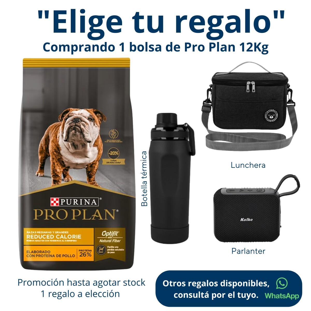 Pro Plan Perro Reducido En Calorias M/l 12kg 