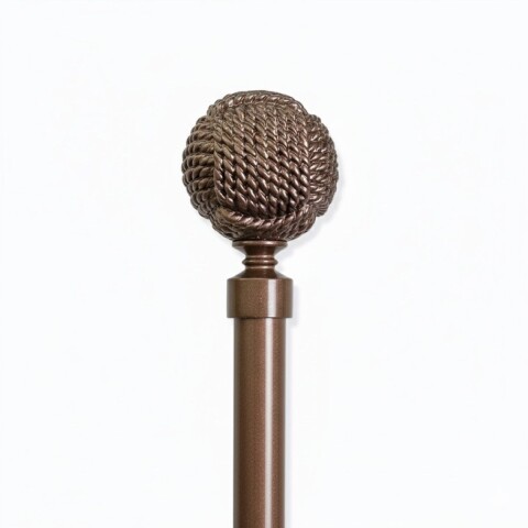 VARA METAL BRONCE P/CORTINA 218-304.8CM Unica