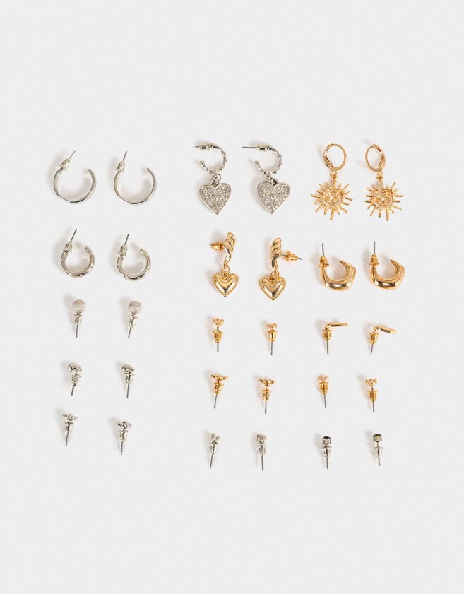 Aros Sets Metal diferenciado Sets De Aros - Combinacion Bicolor
