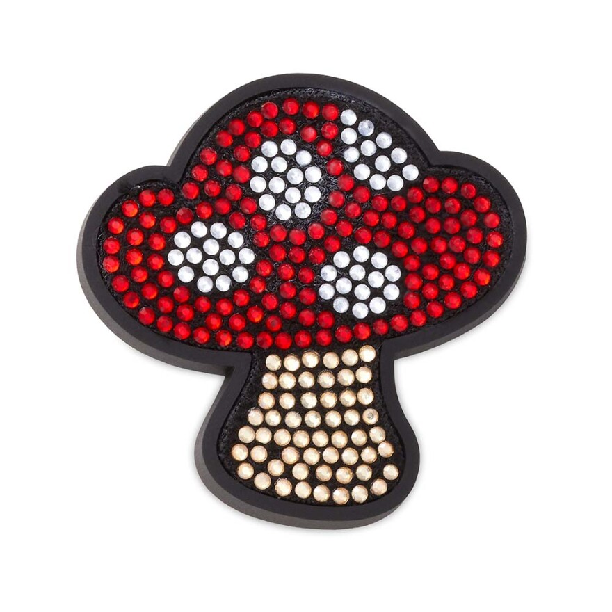 Jibbitz Beaded Mushroom Multicolor
