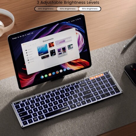 Teclado Retroiluminado Plegable Bluetooth Protoarc XK01-PLUS 001