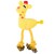 Peluche Mascota Jirafa Sonido Perros Gatos Cuerda Resistente Color Variante Amarillo