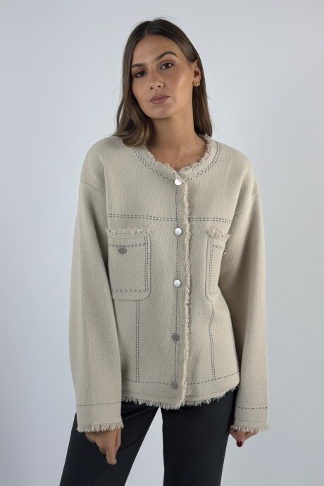 CHAQUETA BETHANIA Crudo
